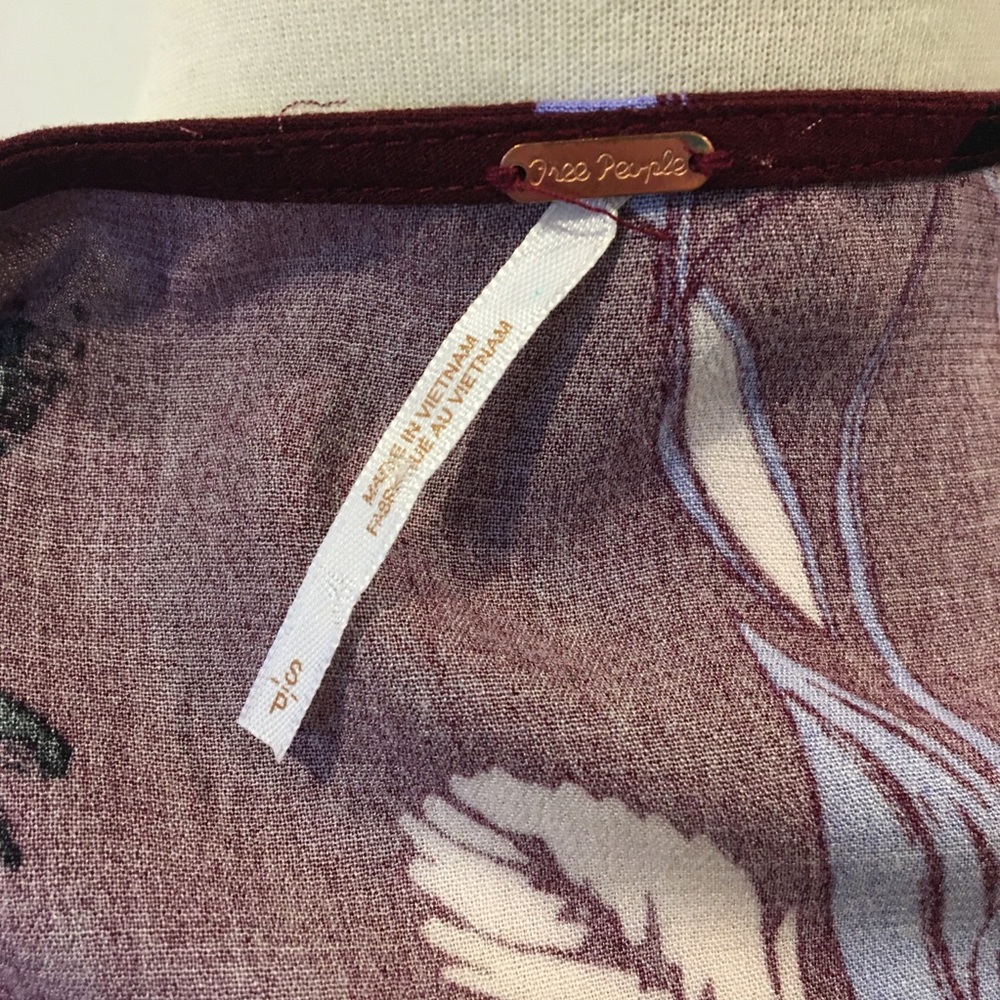 ✨Host Pick✨ NWOT Free People Floral Blouse - Picture 4 of 8